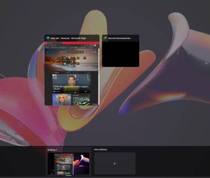 ساخت دسکتاپهای مجازی کلیدهای Windows+Tab